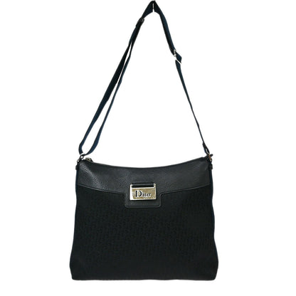 Christian Dior Vintage Street Chic Messenger Diorissimo Canvas and Leather Medium
