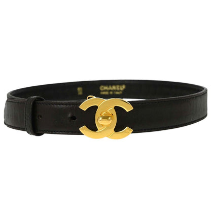 Chanel CC Turnlock Belt Leather Thin