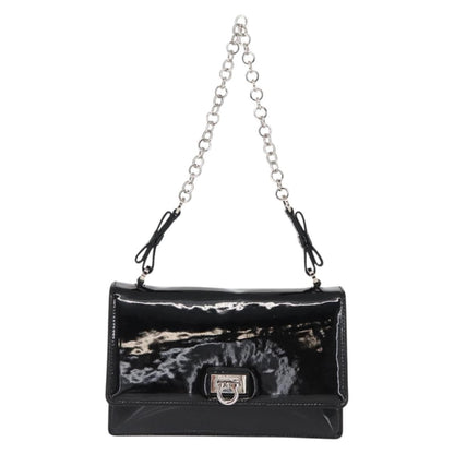 Salvatore Ferragamo Gancini Chain Shoulder bag Patent leather Product Image