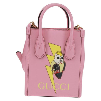 Gucci Vertical Tote Printed Leather Mini
