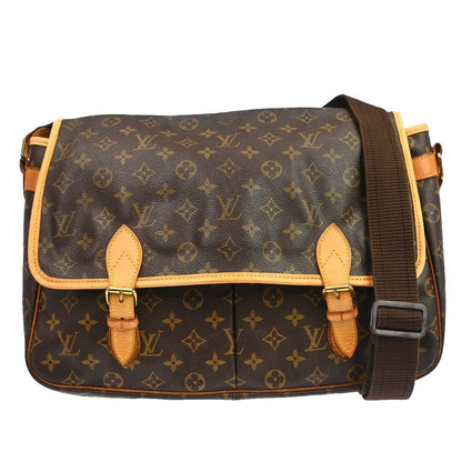 Louis Vuitton Sac Gibeciere Messenger Bag Monogram Canvas GM