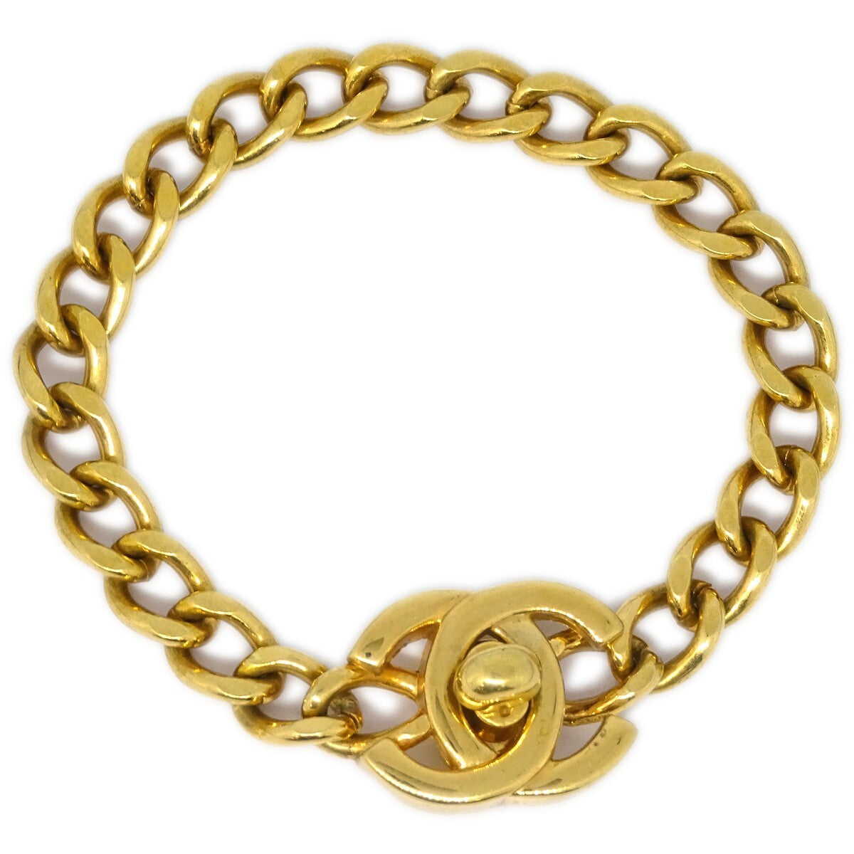 Chanel Vintage CC Turnlock Chain Metal Product Image
