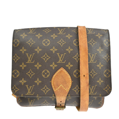 Louis Vuitton Cartouchiere Handbag Monogram Canvas GM