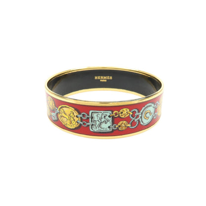 Hermes Bangle Printed Enamel GM