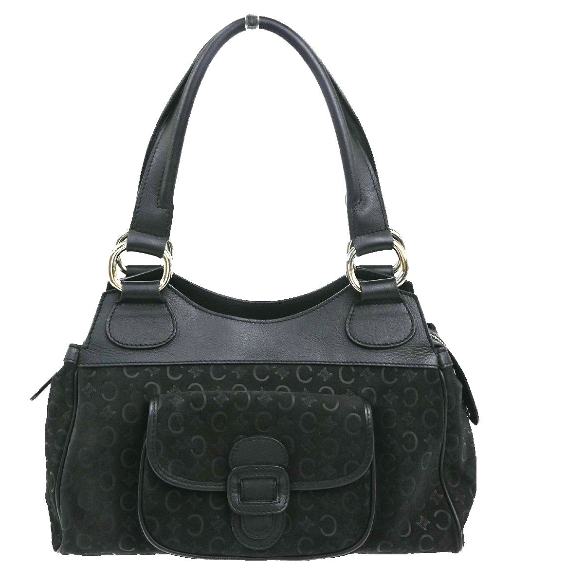 Celine C Macadam Handbag Suede Product Image