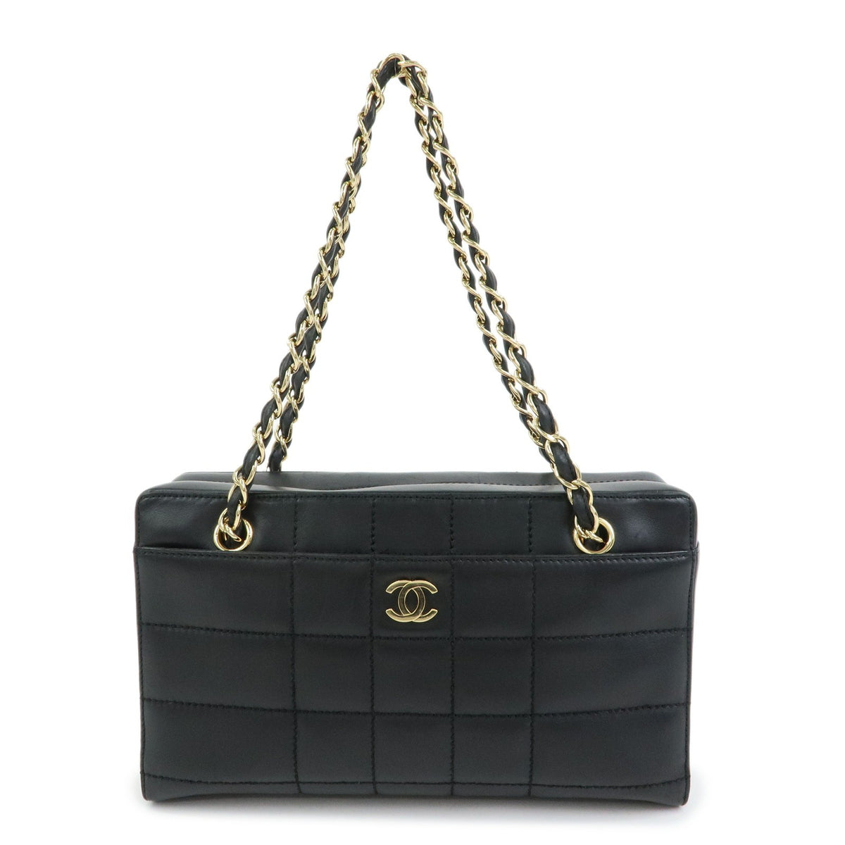 Chanel Chocolate Bar CC Camera Quilted Calfskin Product Image