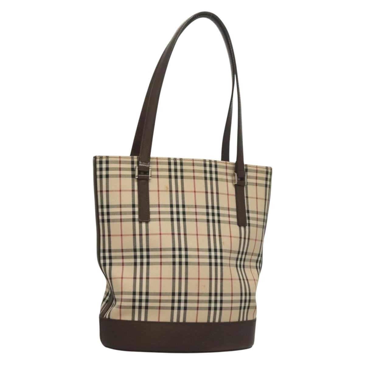 Burberry Nova Check Tote canvas check pattern Product Image