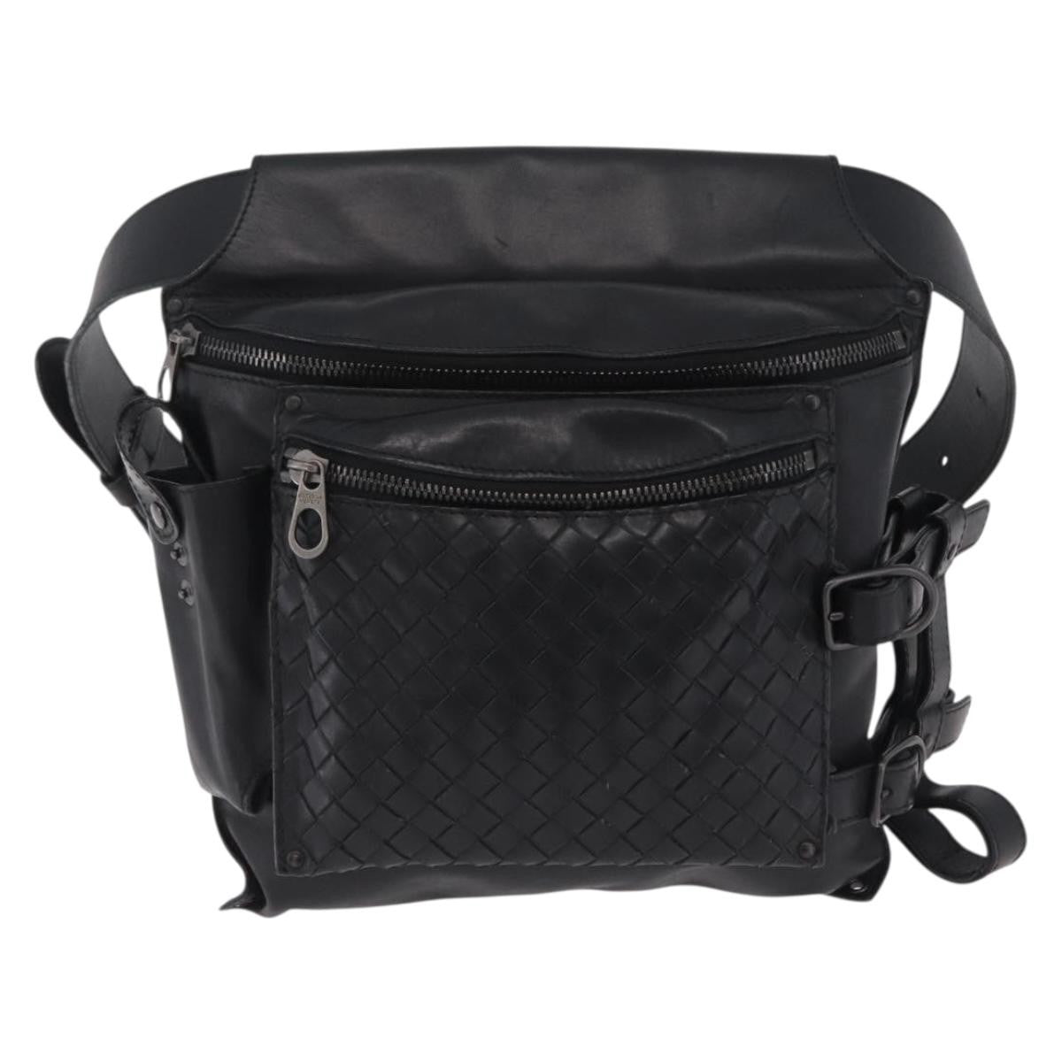 Bottega Veneta Utility Waist Leather with Intrecciato Product Image