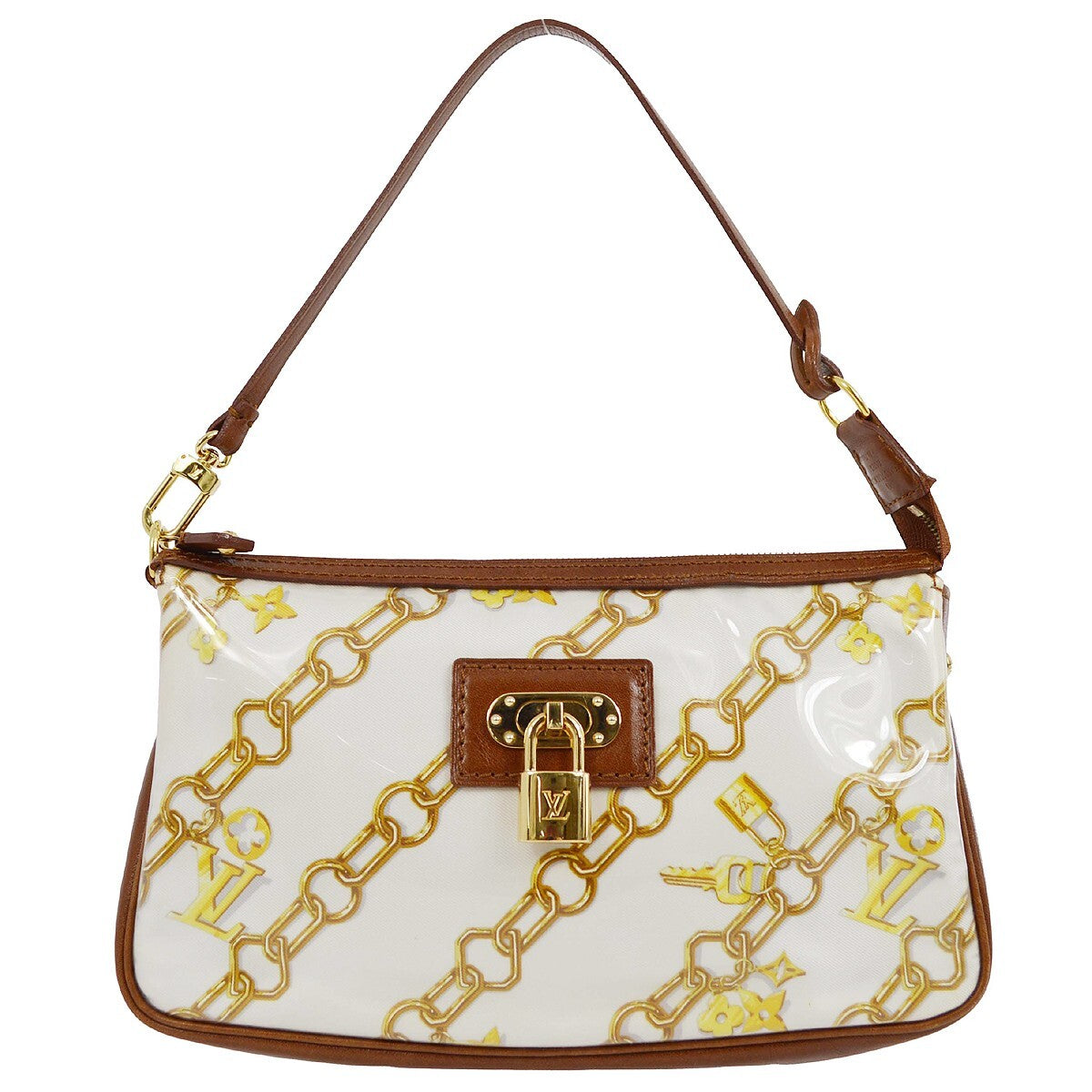 Louis Vuitton Charms Pochette PVC Over Printed Silk Product Image