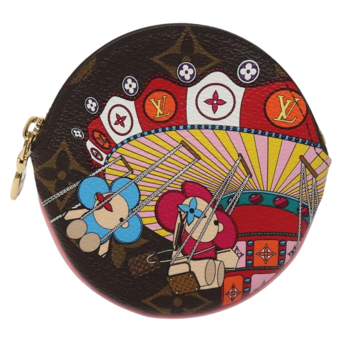 Louis Vuitton Round Coin Purse Limited Edition Vivienne Xmas Monogram Canvas Product Image