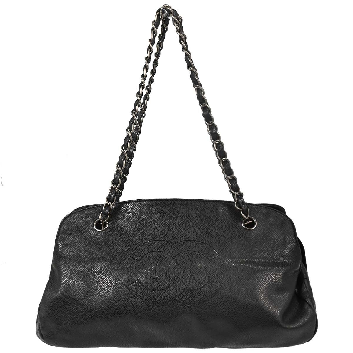 Chanel CC Bowler Caviar Large