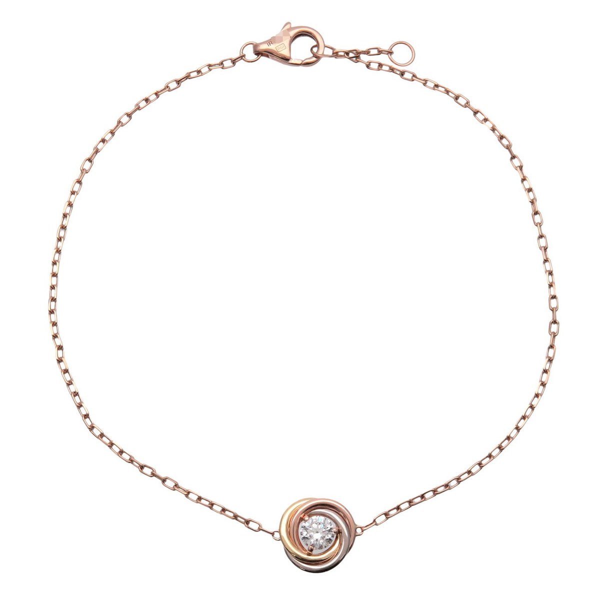 Cartier Trinity Chain 18K Tricolor Gold and Diamond Product Image