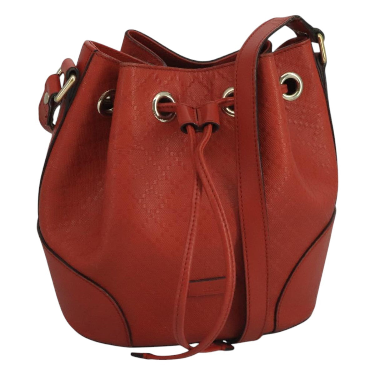 Gucci Bright Bucket Bag Diamante Leather Small