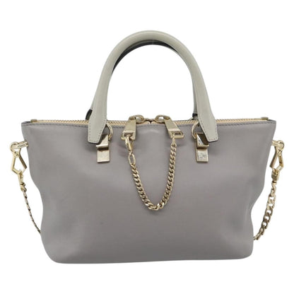 Chloe Bicolor Baylee Satchel Leather Mini