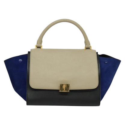Celine Tricolor Trapeze Bag Leather Large