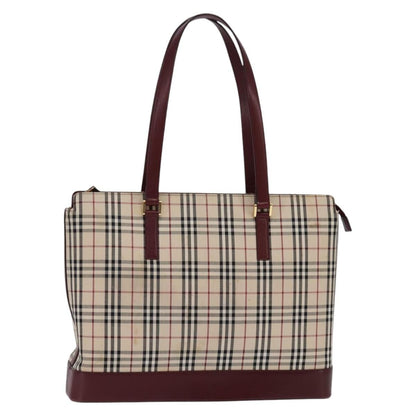 Burberry Nova Check Tote canvas check pattern Product Image