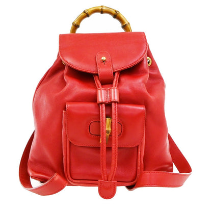Gucci Vintage Bamboo Leather Mini