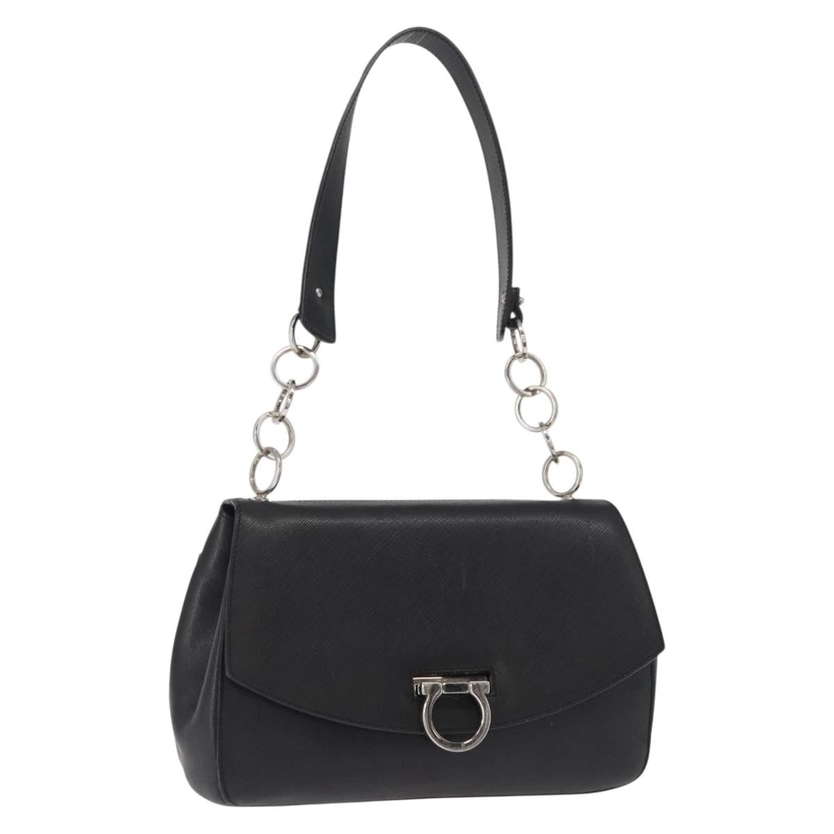 Salvatore Ferragamo Gancini Shoulder Bag Leather Product Image
