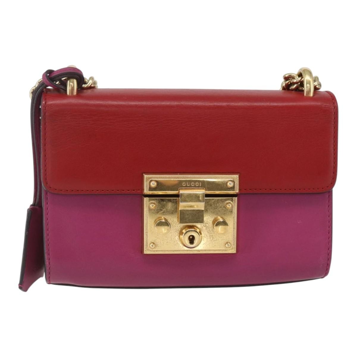 Gucci Padlock Shoulder Bag NM GG Coated Canvas and Leather Medium