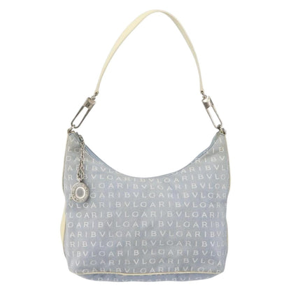Bvlgari Logomania Shoulder Bag Canvas with Leather Product Image