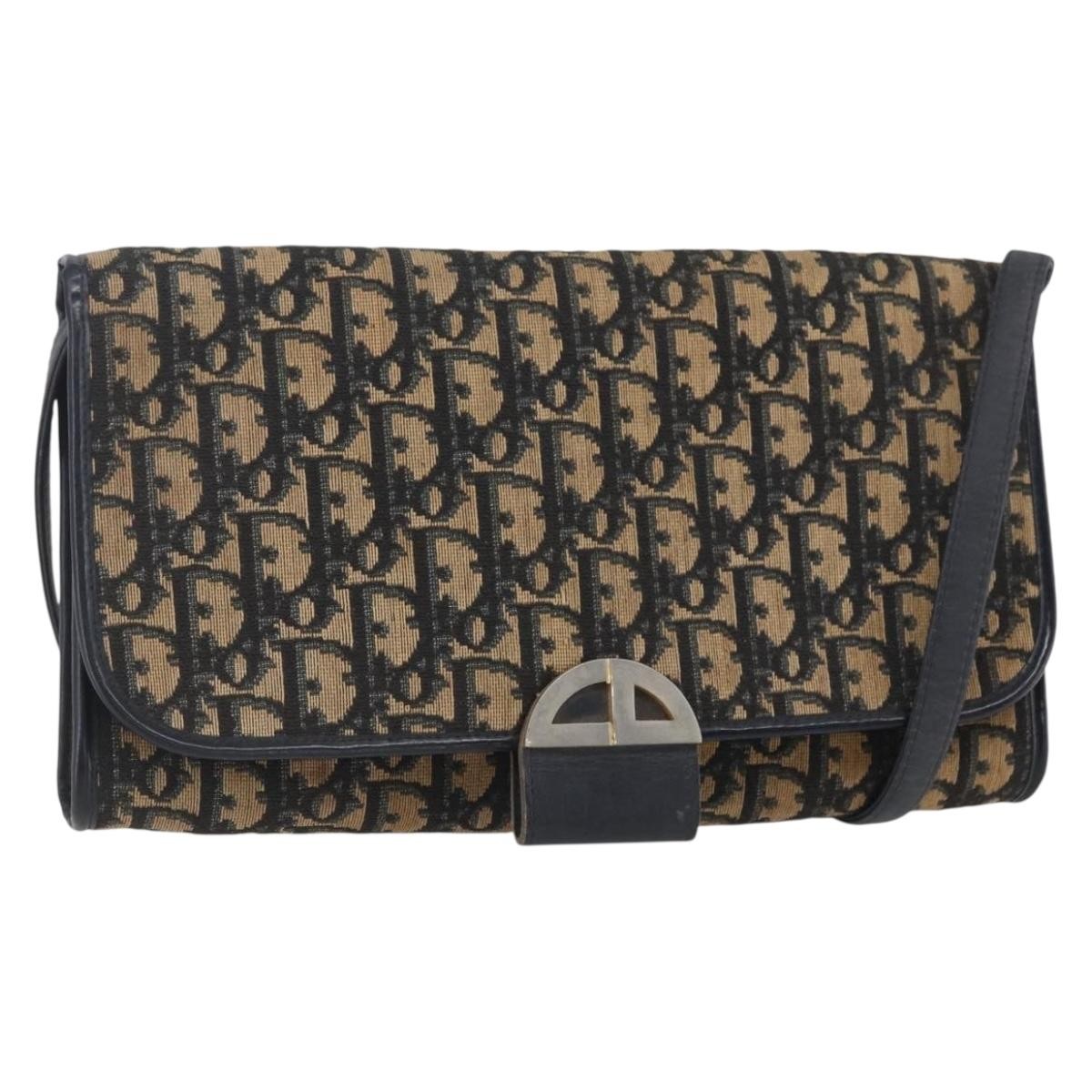 Christian Dior Trotter shoulder bag canvas 28 cm