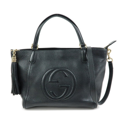 Gucci Soho Convertible Top Handle Leather Small