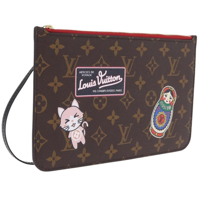 Louis Vuitton Neverfull Pochette Limited Edition World Tour Monogram Canvas Large