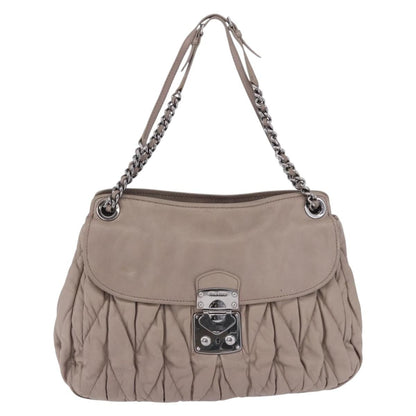Miu Miu Chain Pushlock Matelassé Nappa Leather Product Image