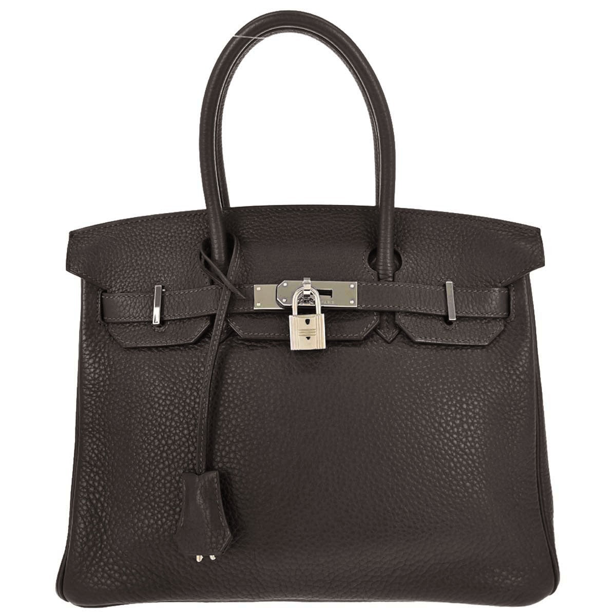 Hermes Birkin Chocolat Taurillon Clemence 30