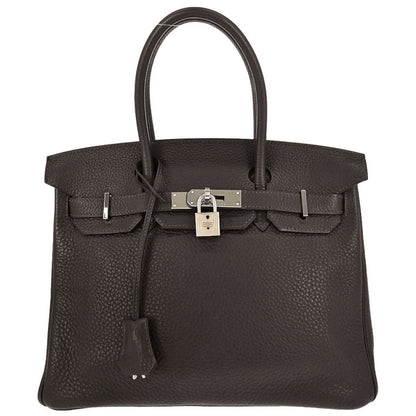 Hermes Birkin Chocolat Taurillon Clemence 30