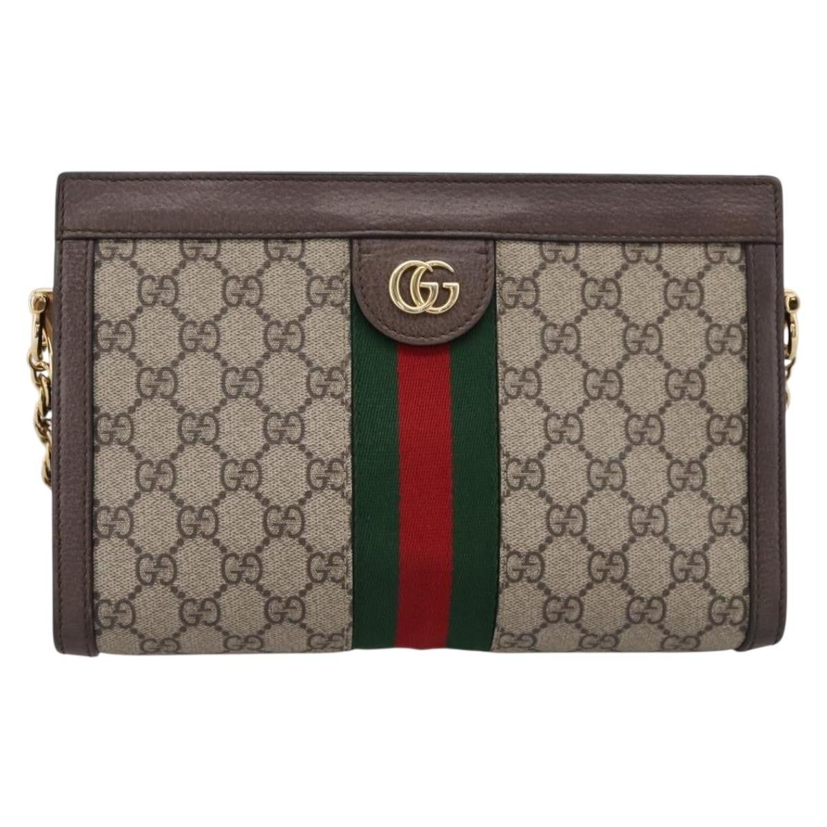 Gucci Ophidia Chain GG Coated Canvas Small