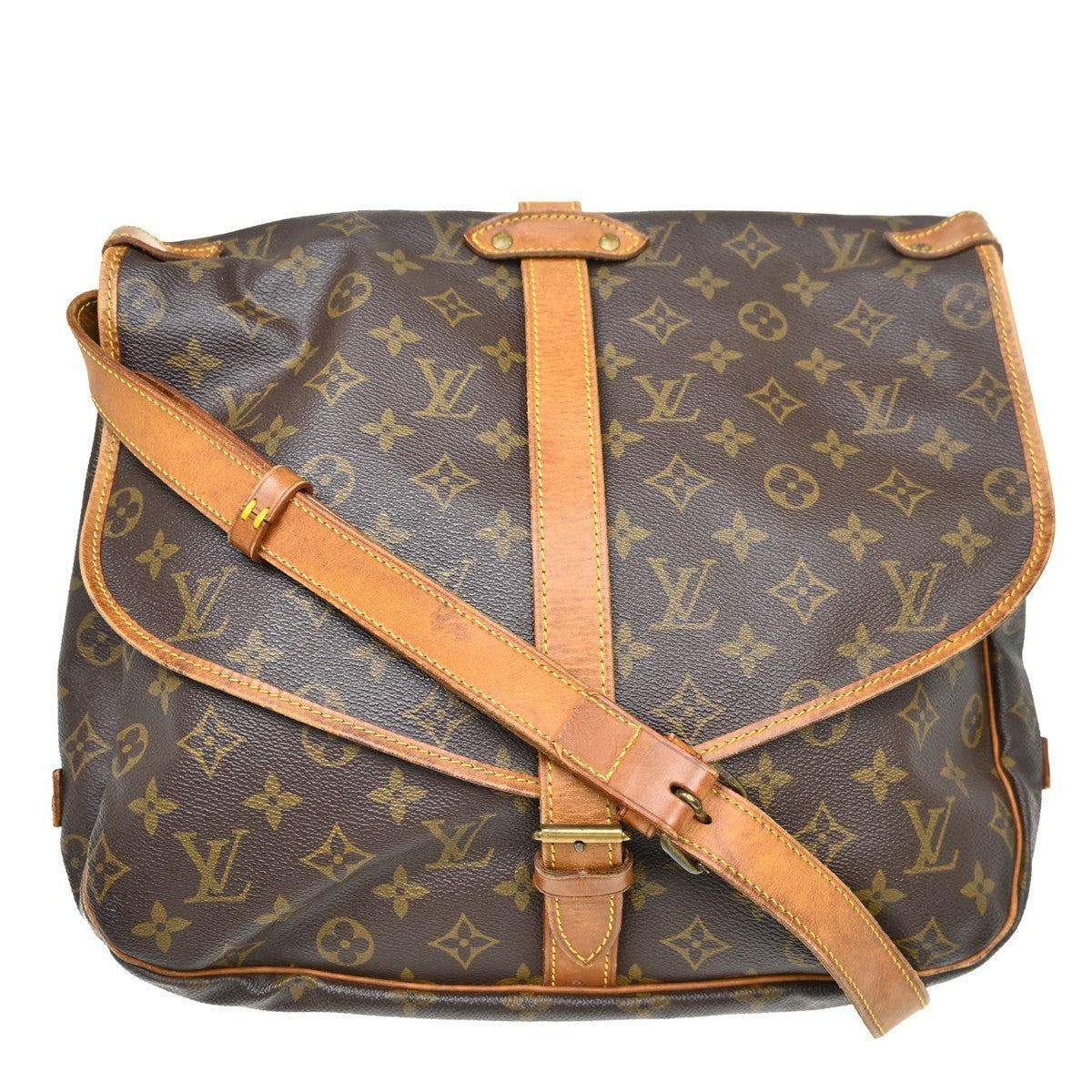 Louis Vuitton Saumur Monogram Canvas 35