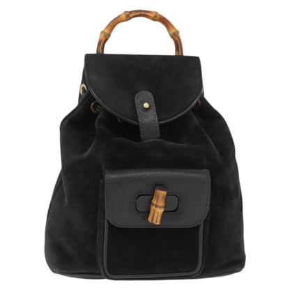 Gucci Vintage Bamboo Suede Mini