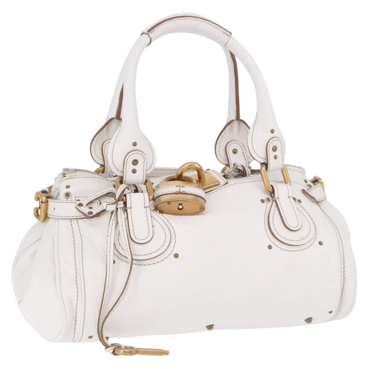 Chloe Paddington Lock Leather Medium