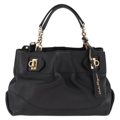 Salvatore Ferragamo W Chain Tote Leather Medium