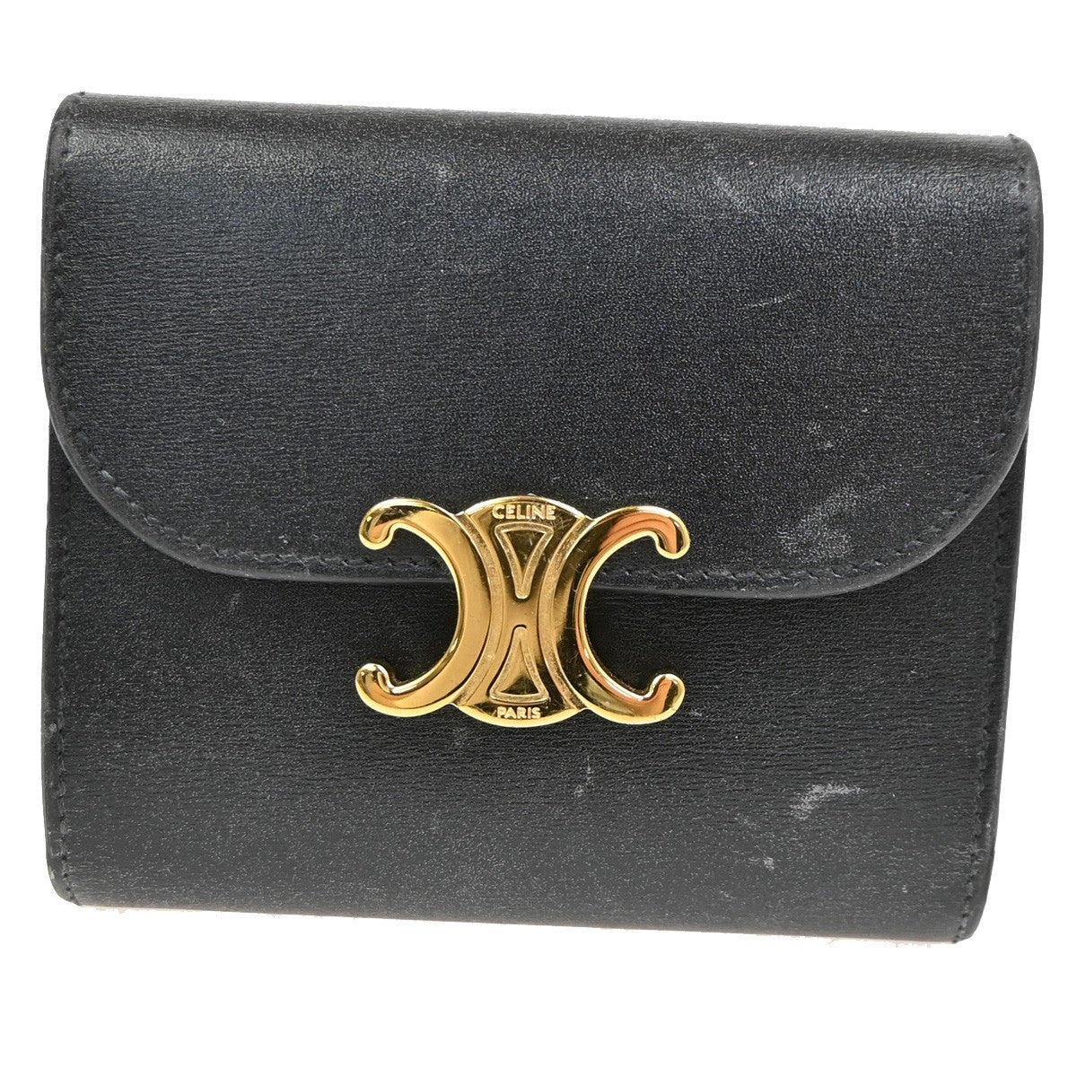 Celine Triomphe Trifold Leather Small