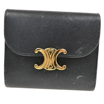 Celine Triomphe Trifold Leather Small