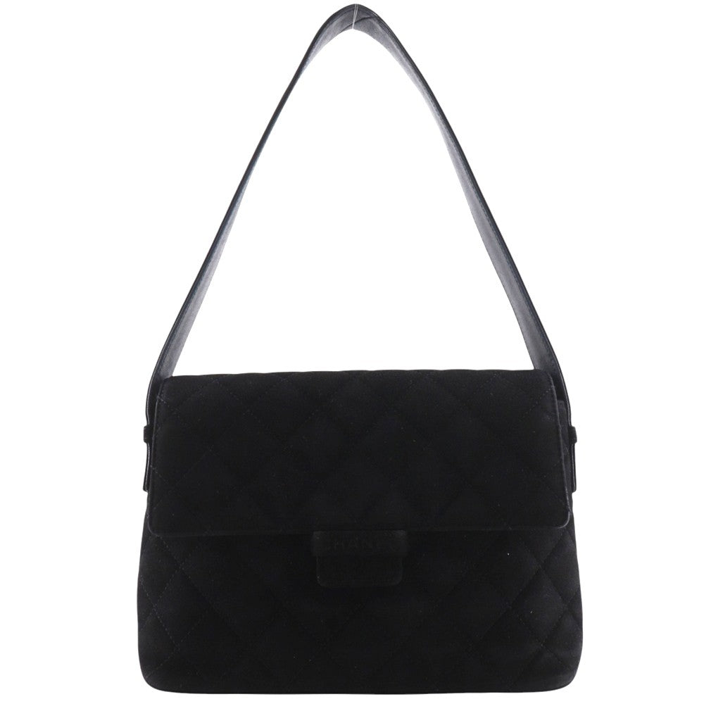 Chanel Vintage Flap Quilted Suede Medium