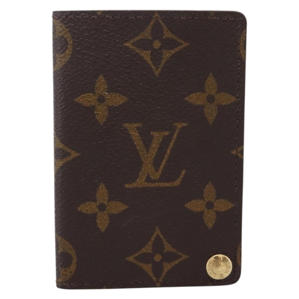Louis Vuitton Porte Cartes Pression Card Case Monogram Canvas Product Image
