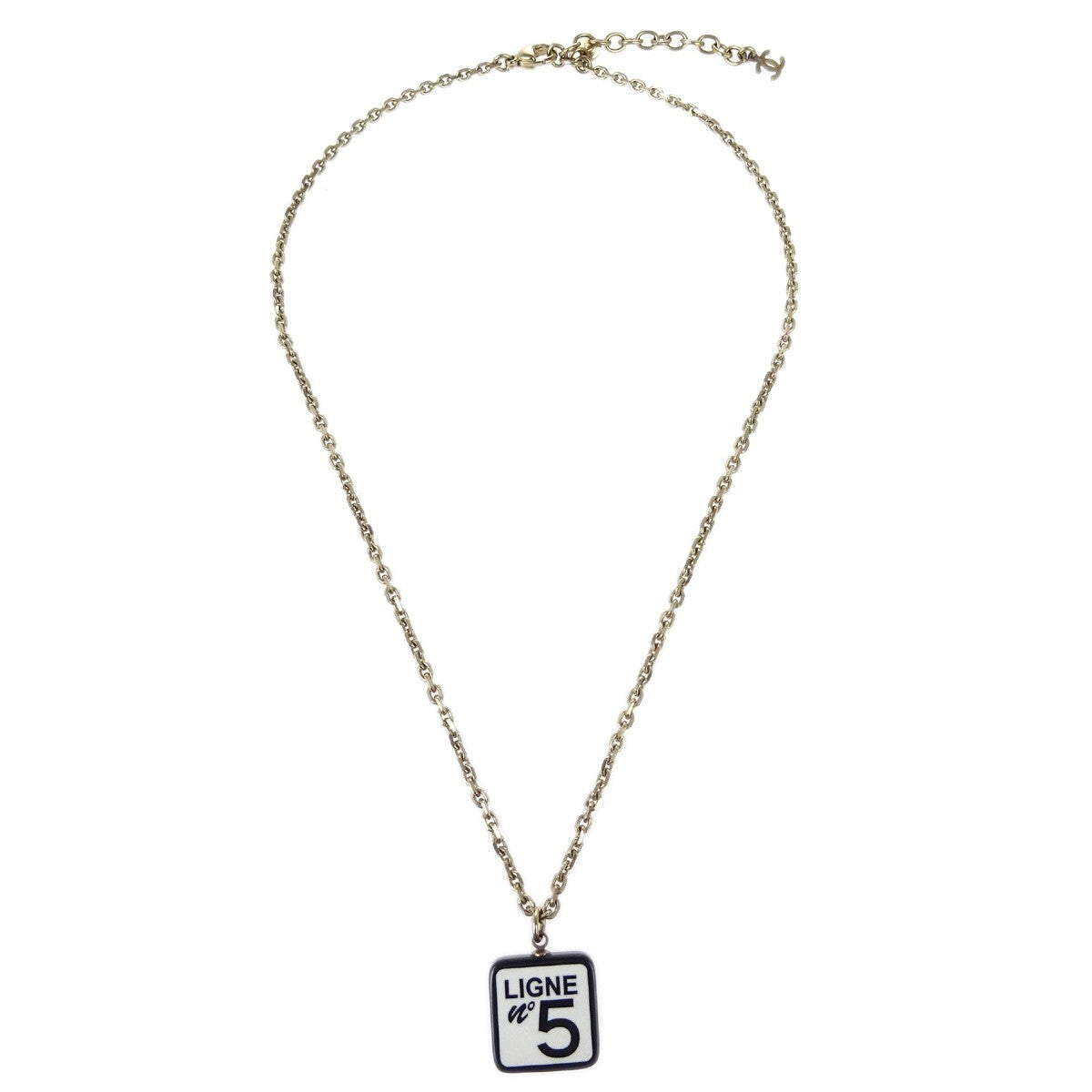 Chanel CC No.5 Pendant Metal Product Image