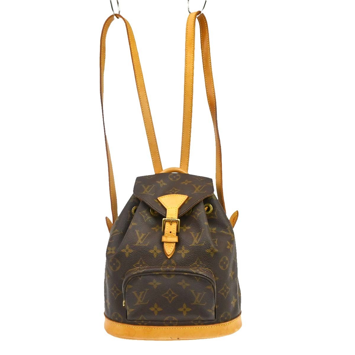 Louis Vuitton Vintage Montsouris Backpack Monogram Canvas Mini