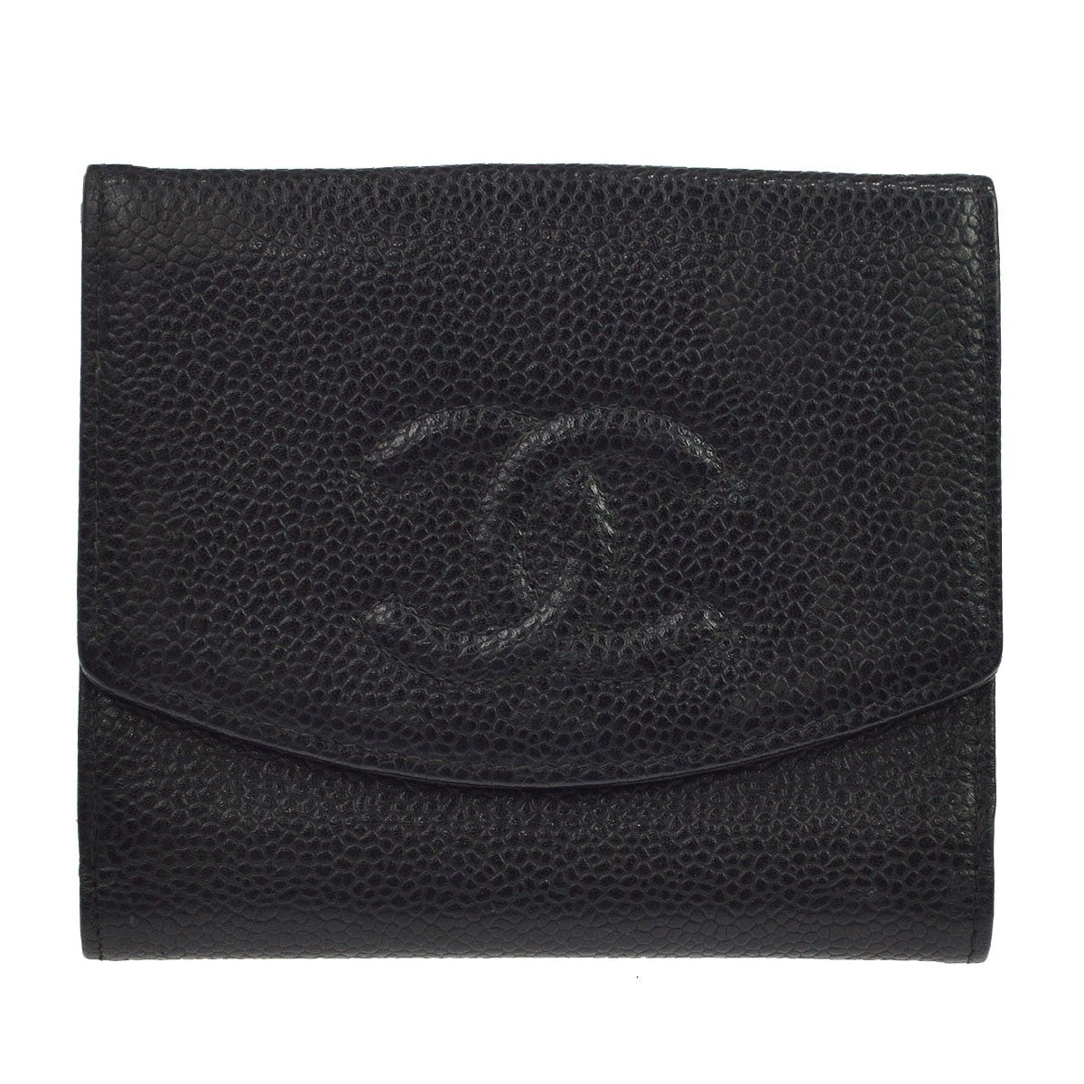 Chanel Vintage Timeless Bifold Caviar Compact