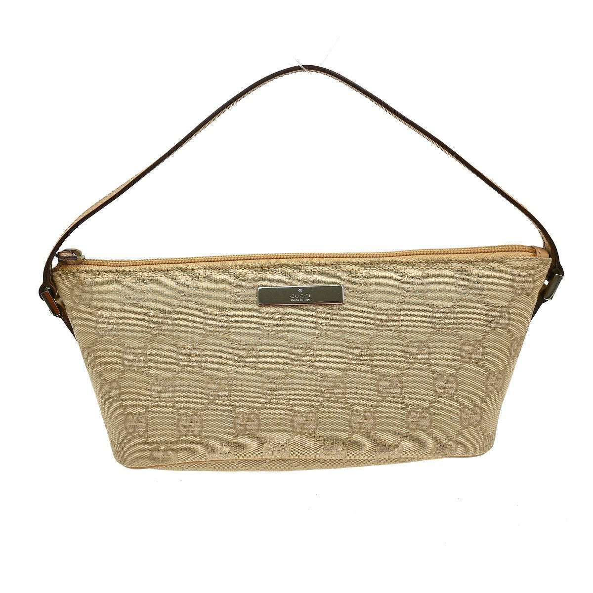 Gucci Web Boat Pochette GG Canvas Small