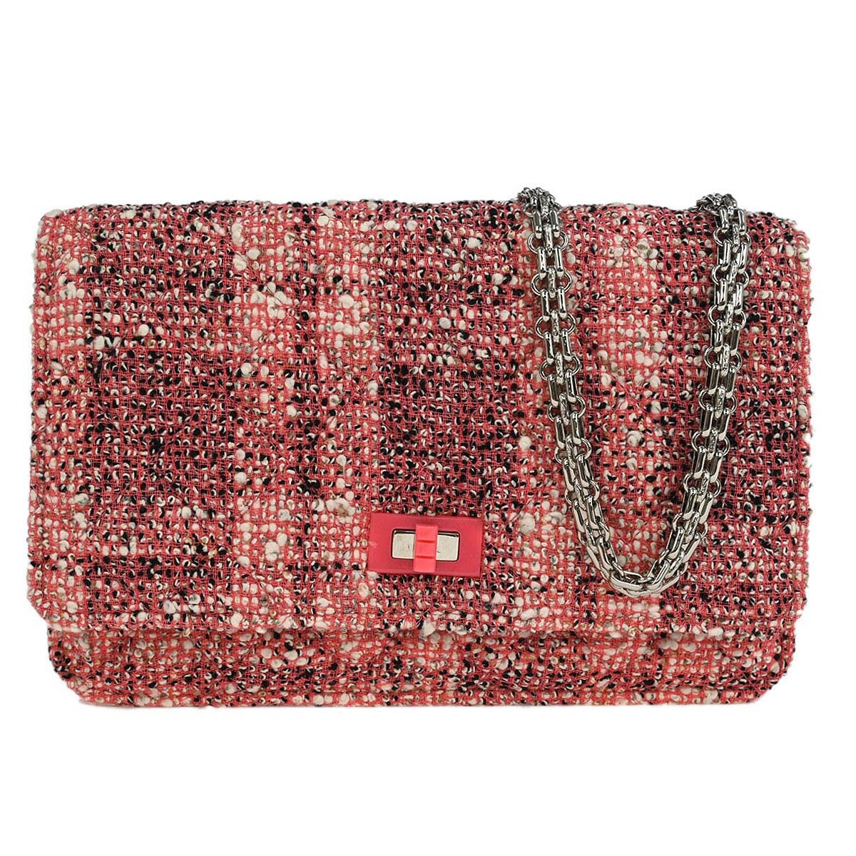 Chanel Reissue 2.55 Flap Quilted Tweed with Resin Detail 225