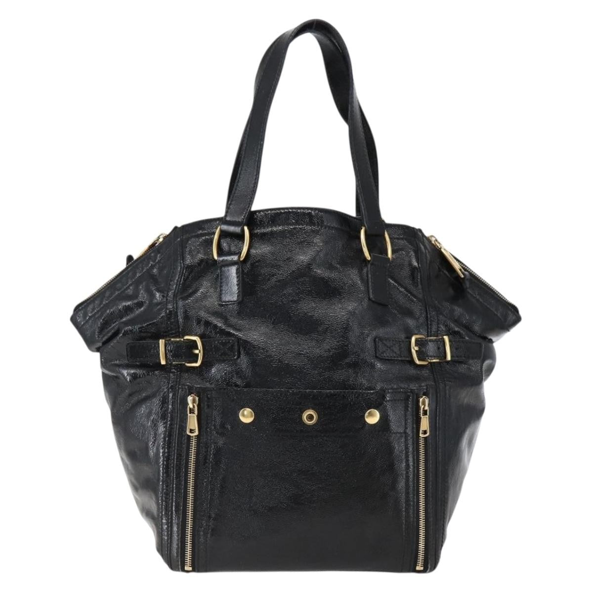 Saint Laurent Downtown Handbag Patent Medium