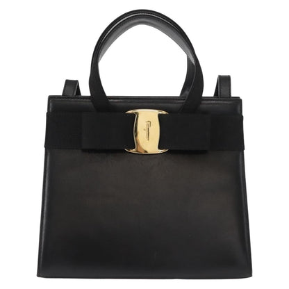 Salvatore Ferragamo Convertible Vara Bow Tote Leather Small
