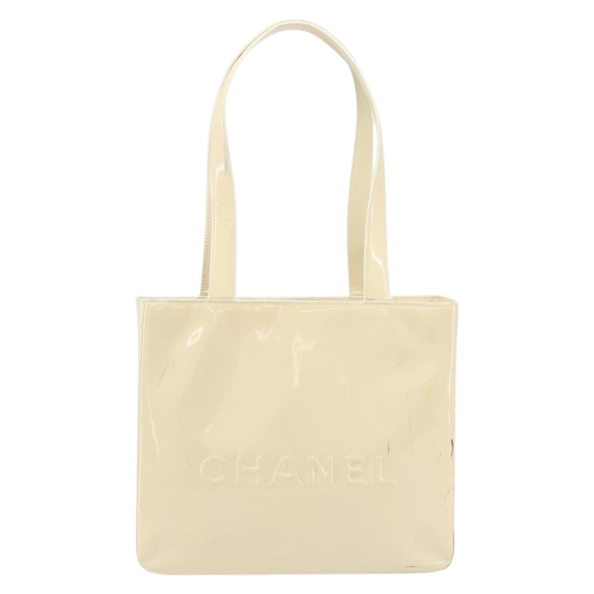 Chanel Vintage Embossed Logo Shoulder Patent Product Image
