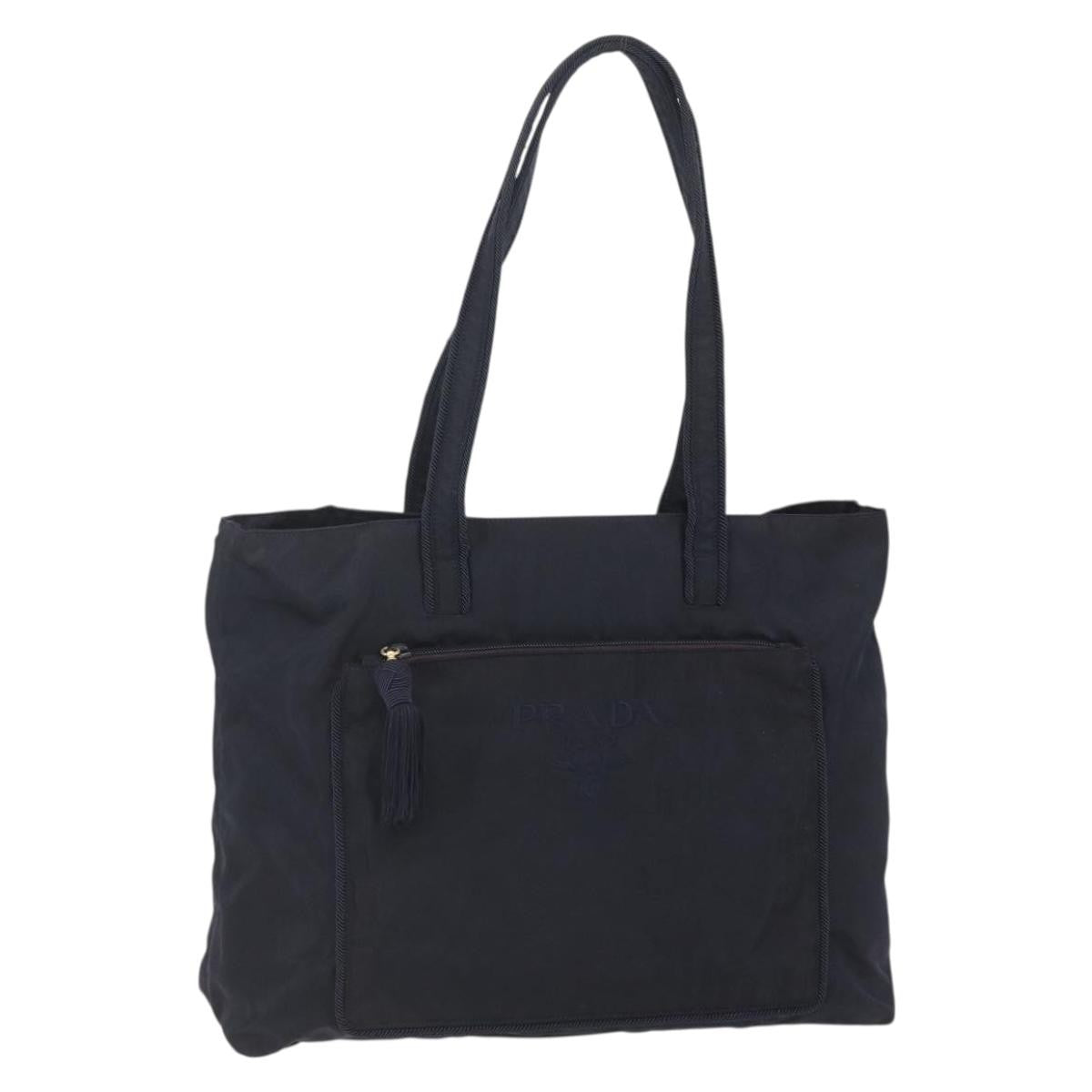 Prada Front Pocket Zip Tote Tessuto Medium