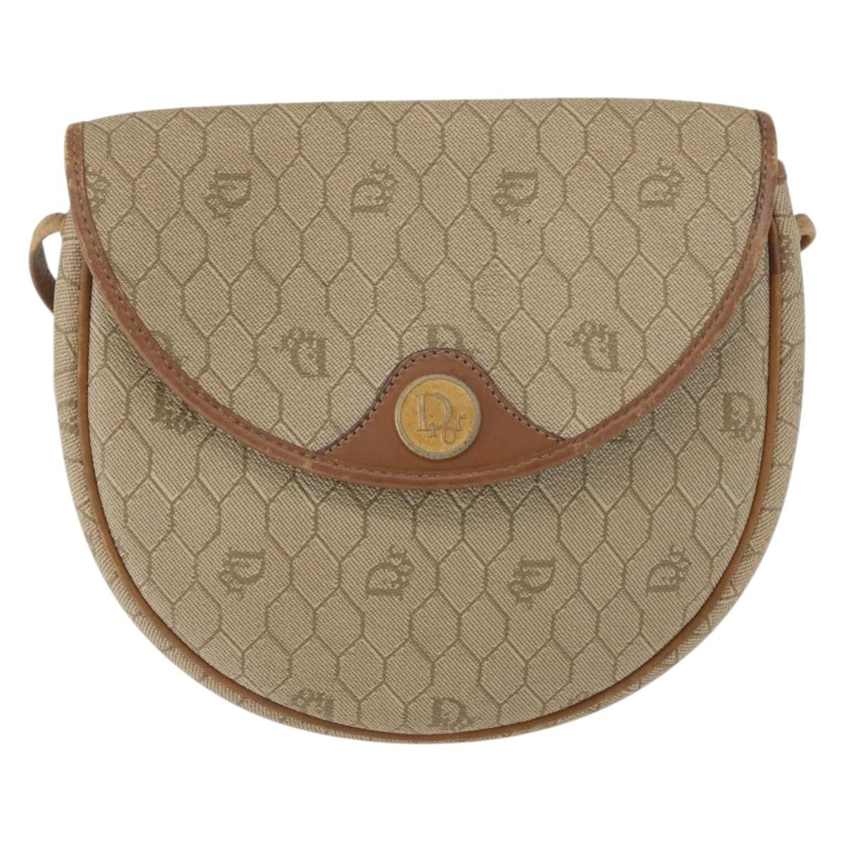 Christian Dior Vintage Honeycomb Flap Canvas and Leather Product Image