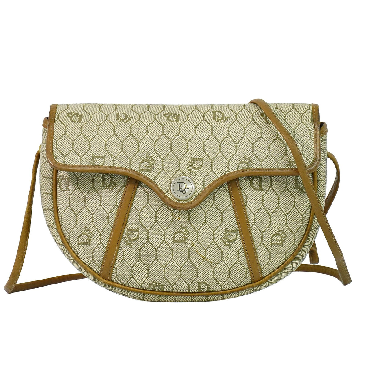 Christian Dior Vintage Honeycomb Canvas Product Image